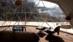 Kick back and cosy into the natural Scottish sheepskins whilst enjoying that view.